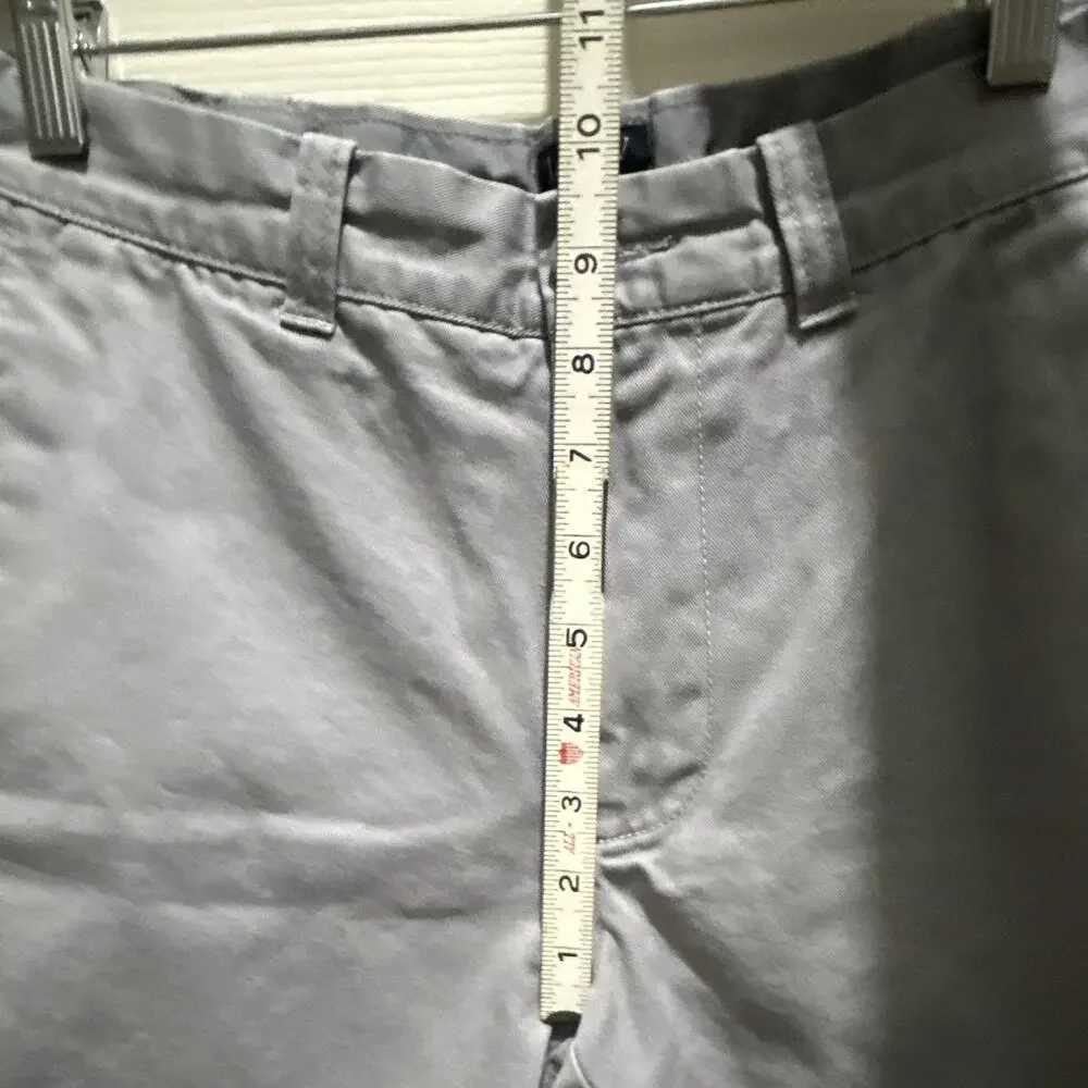 J.CREW Gramercy Men's Gray Cotton Chino Shorts – Flat Front